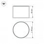 LED Fixture SP-RONDO-90A-8W 6000K WH