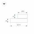 Oprawa SP-RONDO-FLAP-R210-20W 4000K WH