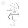 LED Fixture KT-AQUA-R85-7W 6000K CH