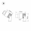 LED Fixture ALT-RAY-ZOOM-R61-12W 4000K BK