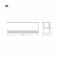 LED Fixture ART-LUMILINE-3351-1000-24W 4000K CH