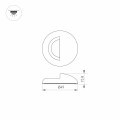 End cap ART-DECK-CAP-LID-R50 CH