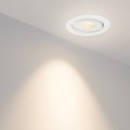 LED fixture LTD-95WH 9W 4000K WH