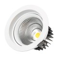 LED fixture LTD-140WH 25W 6000K WH