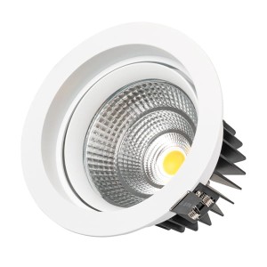 LED fixture LTD-140WH 25W 6000K WH