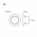 LED fixture LTD-70WH 5W 3000K WH