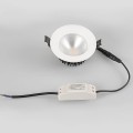 LED fixture LTD-105WH-FROST-9W 6000K WH