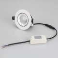 LED fixture LTD-EXPLORER-R100-12W 6000K WH