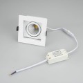 LED fixture CL-KARDAN-S102x102-9W 6000K WH