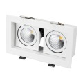 LED fixture CL-KARDAN-S180x102-2x9W 6000K WH