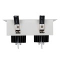 Oprawa CL-KARDAN-S180x102-2x9W 4000K WH-BK