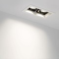 Oprawa CL-KARDAN-S180x102-2x9W 4000K WH-BK