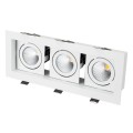 LED fixture CL-KARDAN-S260x102-3x9W 4000K WH