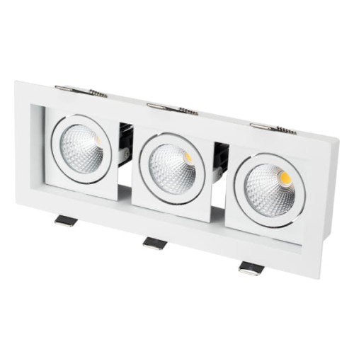 LED fixture CL-KARDAN-S260x102-3x9W 4000K WH