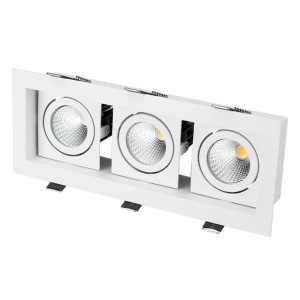 LED fixture CL-KARDAN-S260x102-3x9W 3000K WH