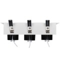 LED fixture CL-KARDAN-S260x102-3x9W 6000K WH-BK