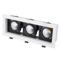 LED fixture CL-KARDAN-S260x102-3x9W 4000K WH-BK