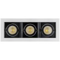 LED fixture CL-KARDAN-S260x102-3x9W 4000K WH-BK