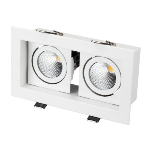 LED fixture CL-KARDAN-S180x102-2x9W 4000K WH