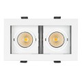 LED fixture CL-KARDAN-S180x102-2x9W 4000K WH