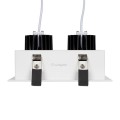 LED fixture CL-KARDAN-S180x102-2x9W 4000K WH