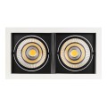 LED fixture CL-KARDAN-S375x190-2x25W 4000K WH-BK