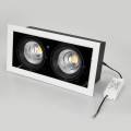 LED fixture CL-KARDAN-S375x190-2x25W 6000K WH-BK
