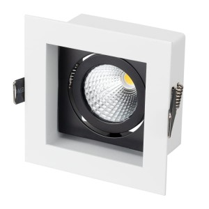 LED fixture CL-KARDAN-S102x102-9W 4000K WH-BK