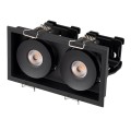 Oprawa CL-SIMPLE-S148x80-2x9W 4000K BK