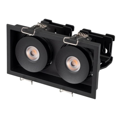 Oprawa CL-SIMPLE-S148x80-2x9W 4000K BK