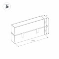 Lamp MAG-FLAT-FOLD-45-S1005-30W Day4000 BK 24V