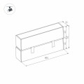 Oprawa MAG-FLAT-FOLD-45-S605-18W Warm3000 BK 24V