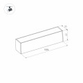 Oprawa MAG-FLAT-45-L1005-30W Warm3000 BK 24V