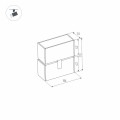 Oprawa MAG-LASER-FOLD-45-S84-3W Warm3000 WH 24V