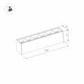 Oprawa MAG-LASER-45-L84-3W Warm3000 WH 24V