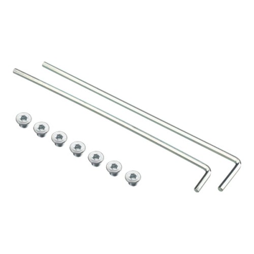 Komplet wkrętów montażowych płaskich SL-ARC-SILVER