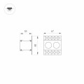 Oprawa ORIENT BUILT TRIMLESS TC S38x67 5W 4000K
