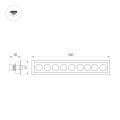 Oprawa ORIENT BUILT TURN TC S67x300 20W 3000K