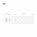 Oprawa ORIENT BUILT TURN TC S67x150 10W 4000K