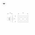 Oprawa ORIENT BUILT TURN TC-S67x90-5W 4000K