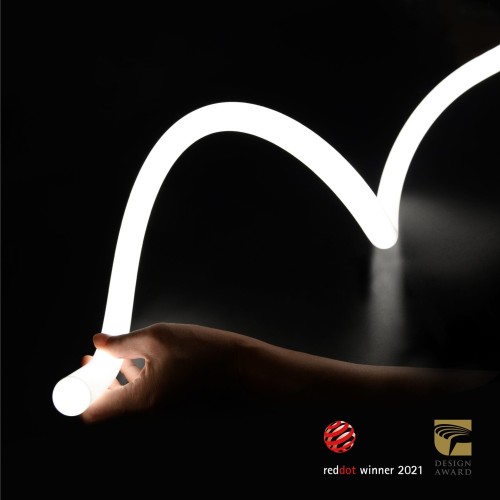 Tuba LED NEON D25mm  24V 3000K  16 W/m IP65  5 m