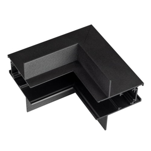 Złącze L90 pion podtynk metal ORIENT 2652  BK