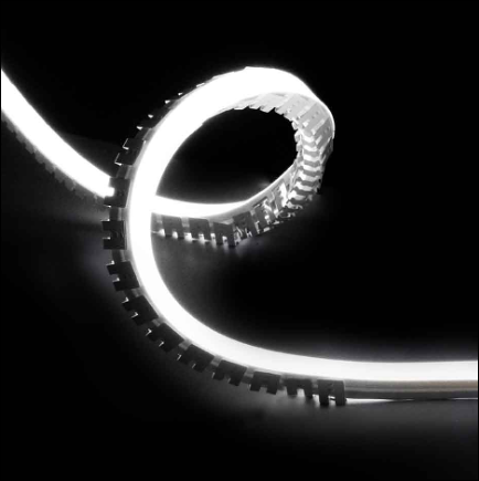 Tuba LED NEON-1515(3D)  24V 3000K  8 W/m IP67 10m