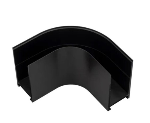 Złącze kątowe met ORIENT CON-2652-ARC-60 BK ZABLOK