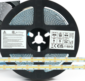 Taśma 5m 24V 3000K 320 LED /m  24 W/m