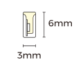 Tuba LED NEON SQ0306  24V 2700K  7,2 W/m IP54 5m