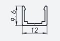 Profil montażowy LED NEON 1010 100 cm